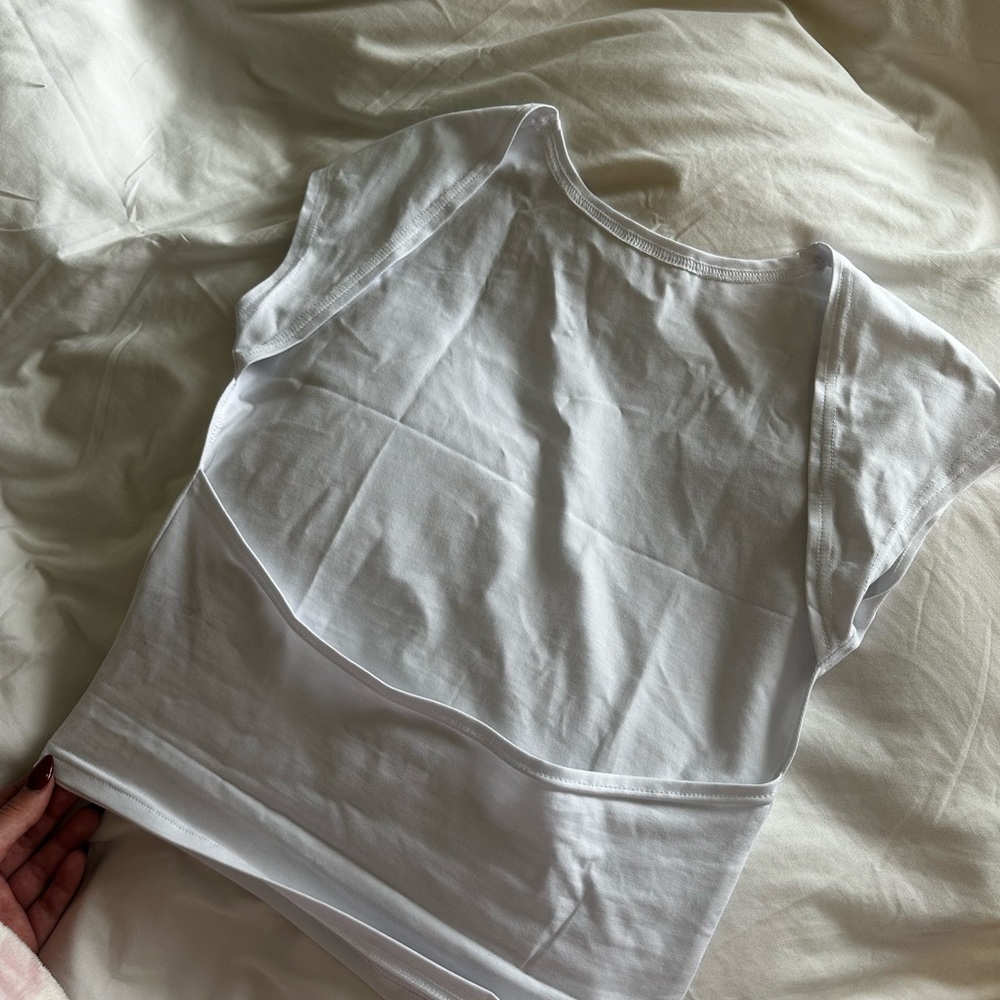 White Sleeve Top